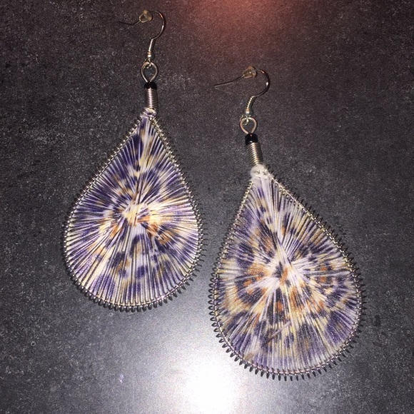 Leopard Print Earrings - Picture 1 of 1